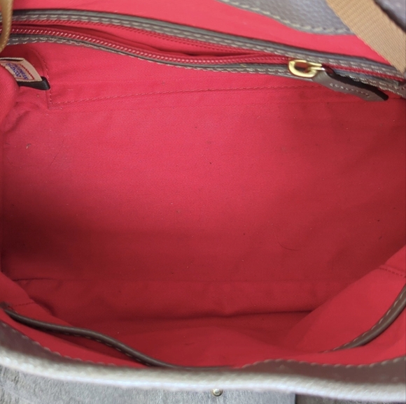 Dooney and Bourke Belvedere Small Logo Lock Satchel - Picture 12 of 12